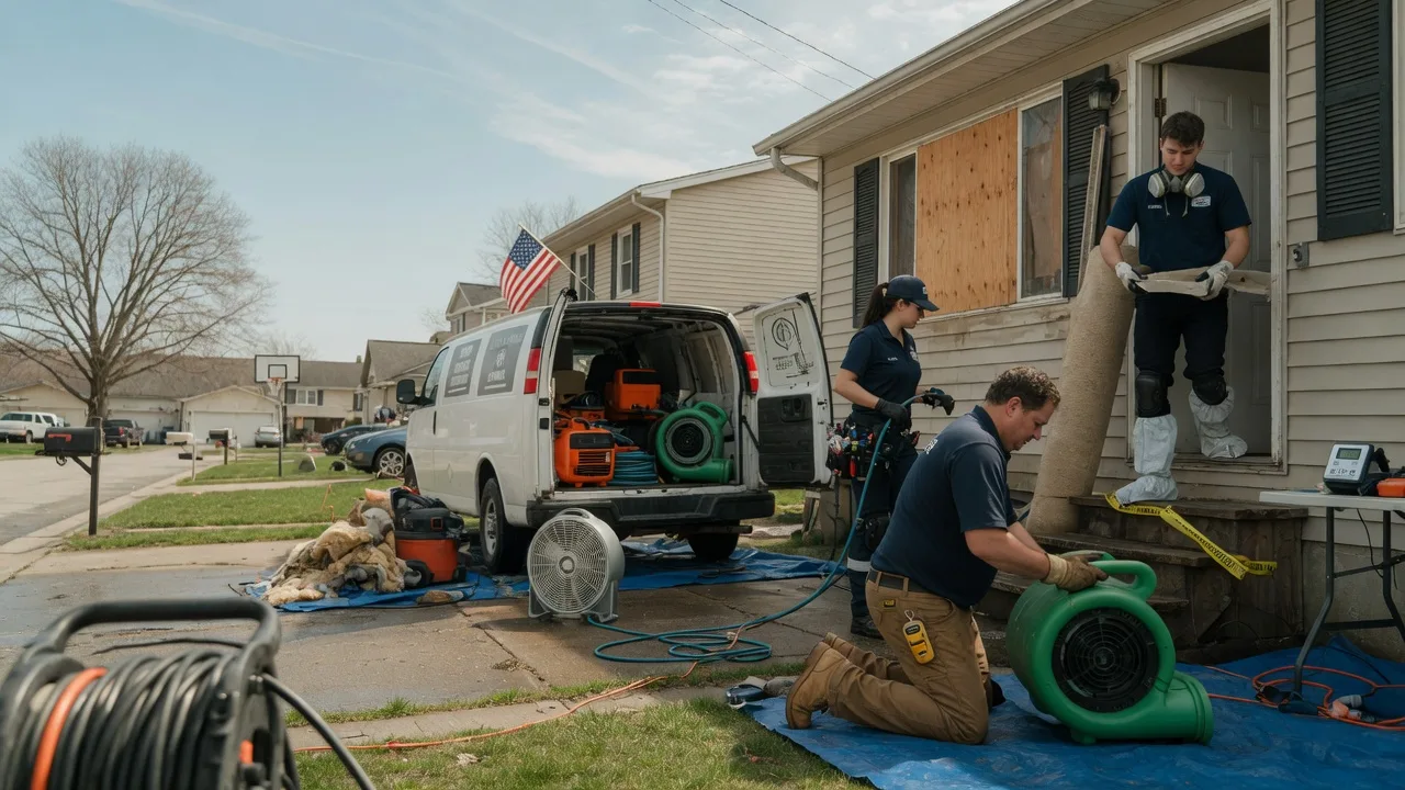 Water Damage Restoration in Rhome, TX near me